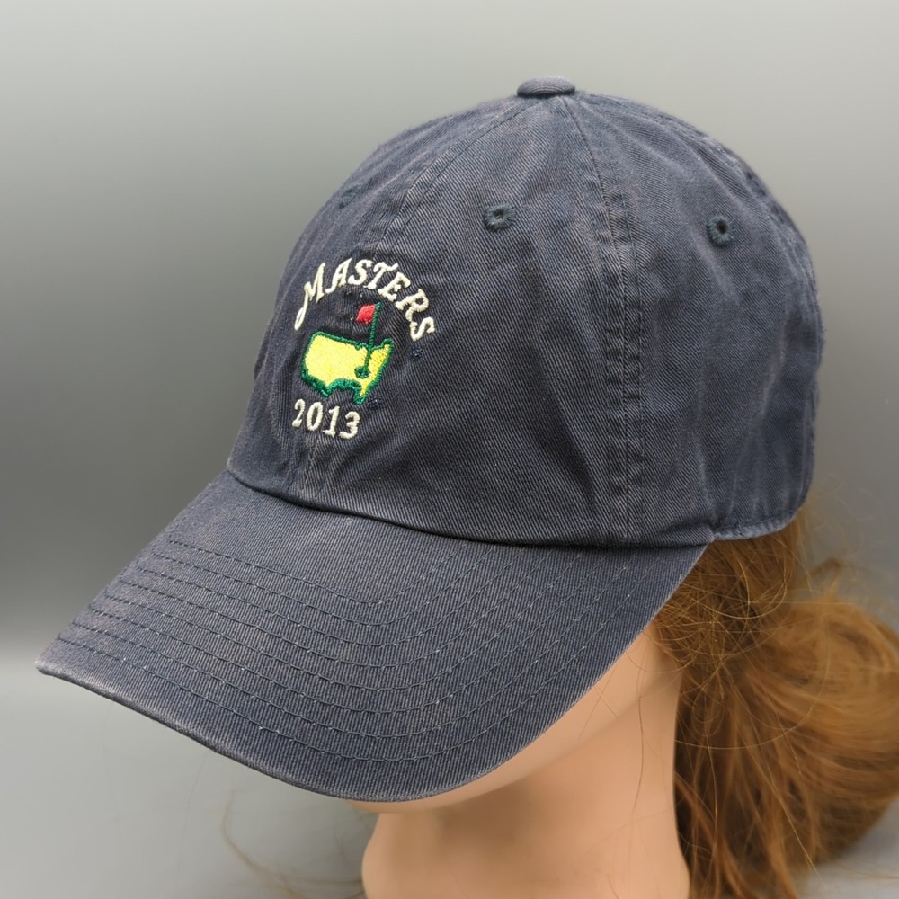 Masters Golf 2013 Adjustable Hat Cap American Needle Blue Strapback Faded